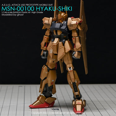 G-Rework CD-H200 Premium Decal for HG Hyaku-Shiki (Revive Ver.)